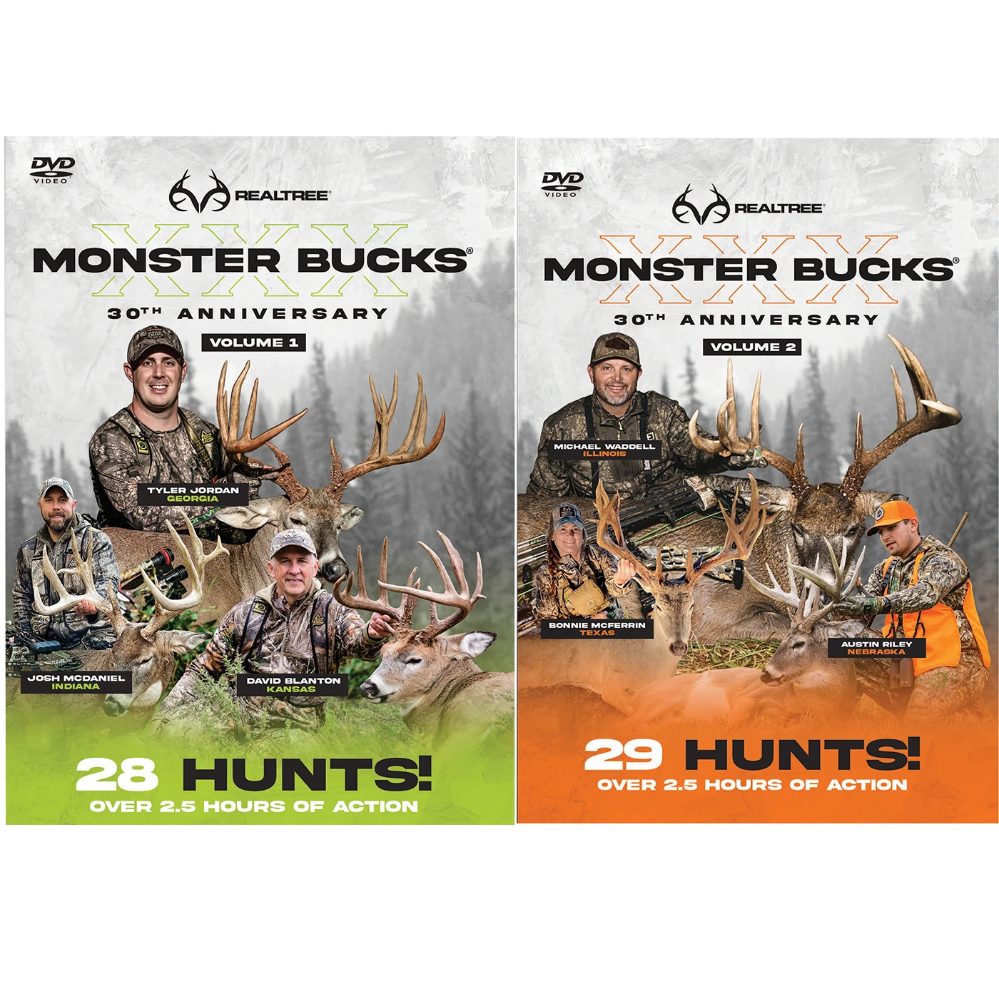 Realtree Monster Bucks XXX Volume 1 & Volume 2 (2022 Release) Realtree Monster Bucks XXX Volume 1 & Volume 2 (2022 Release) -Realtree 22 DR 50146.1663680908