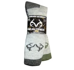 Realtree Men's Merino Blend Boot Socks - 2 Pack