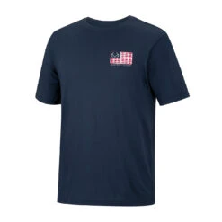 Realtree Men's Salt & Stripes Fishing Performance Short Sleeve Shirt -Realtree C11086 NV Front 65265.1677251612