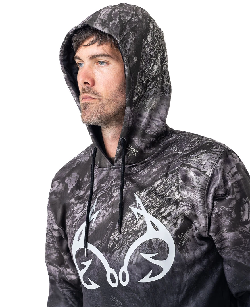 Realtree Men's Key West Charcoal Pullover Hoodie | Aspect Realtree Men's Key West Charcoal Pullover Hoodie | Aspect -Realtree C11184 BK HOODIE 26012.1684266106