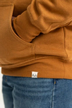 Realtree Men's Jackson Pullover Brown Work Hoodie -Realtree C11216 BR detail3 44223.1693255939