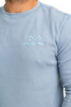 Realtree Men's Highwayman Blue Work Thermal Long Sleeve Shirt -Realtree C11217 BL detail 49907.1693257803