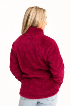 Realtree Women's Jolene Purple Sherpa 1/4 Zip Pullover 5 Realtree Women's Jolene Purple Sherpa 1/4 Zip Pullover -Realtree C30384 PL BACK 44599.1693240732