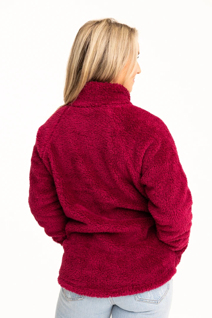 Realtree Women's Jolene Purple Sherpa 1/4 Zip Pullover Realtree Women's Jolene Purple Sherpa 1/4 Zip Pullover -Realtree C30384 PL BACK 44599.1693240732