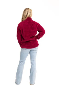 Realtree Women's Jolene Purple Sherpa 1/4 Zip Pullover 6 Realtree Women's Jolene Purple Sherpa 1/4 Zip Pullover -Realtree C30384 PL FULL BACK 72358.1693240732