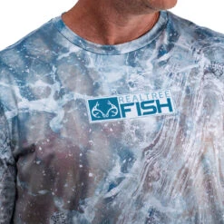 Realtree Men's RTF COV3 Long Sleeve Performance Shirt -Realtree Cove Mens Logo 44293.1656344508