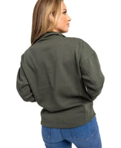 Realtree Women's Aspen 1/4 Snap Fleece Pullover -Realtree Green Edge QZ 880x10804 33344.1682542628