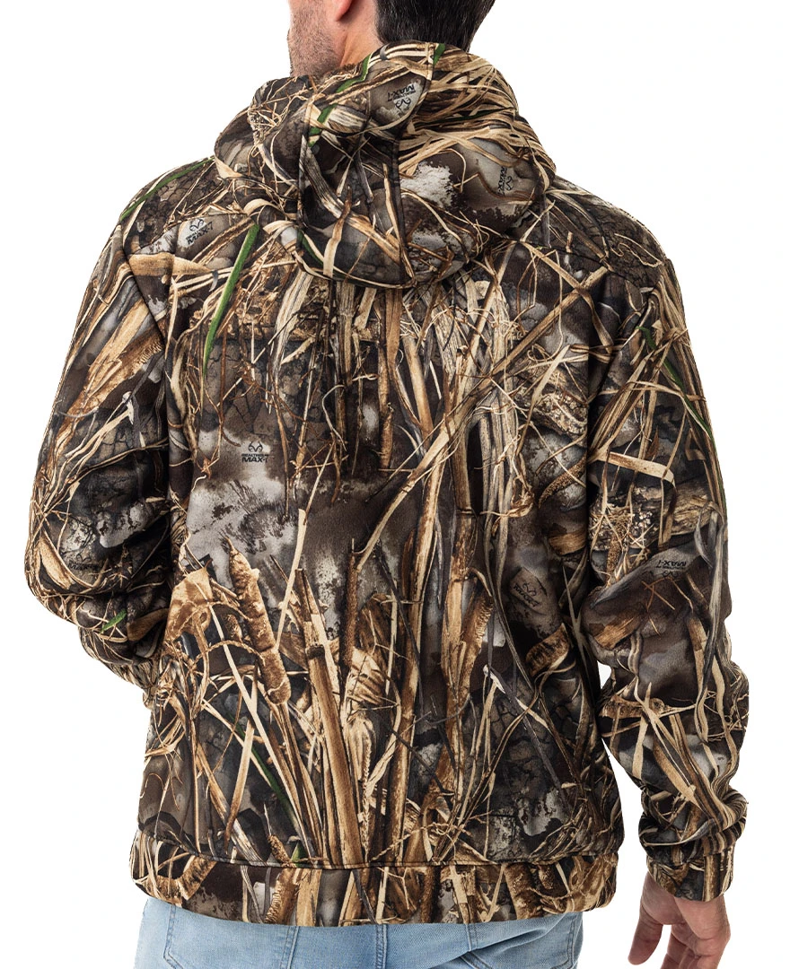 Realtree Men's Sherpa Hoodie | MAX-7 Realtree Men's Sherpa Hoodie | MAX-7 -Realtree M10108 MX7 BACK 67589.1697120326