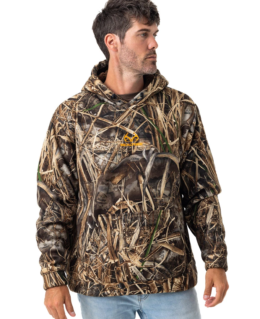 Realtree Men's Sherpa Hoodie | MAX-7 Realtree Men's Sherpa Hoodie | MAX-7 -Realtree M10108 MX7 FRONT 00619.1697120326