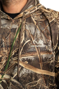 Realtree Men's Poly Hoodie | MAX-7 -Realtree M304 M7 detail 30593.1693490420