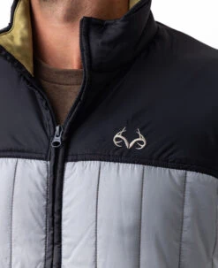 Realtree Men's Exclusive Lightweight Premium Down Puffer Jacket -Realtree RO346 CHAR LOGO 26020.1684270540