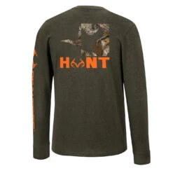Realtree Men's Hunt Graphic Long Sleeve Shirt -Realtree RO5132 GR Back 17310.1663940045
