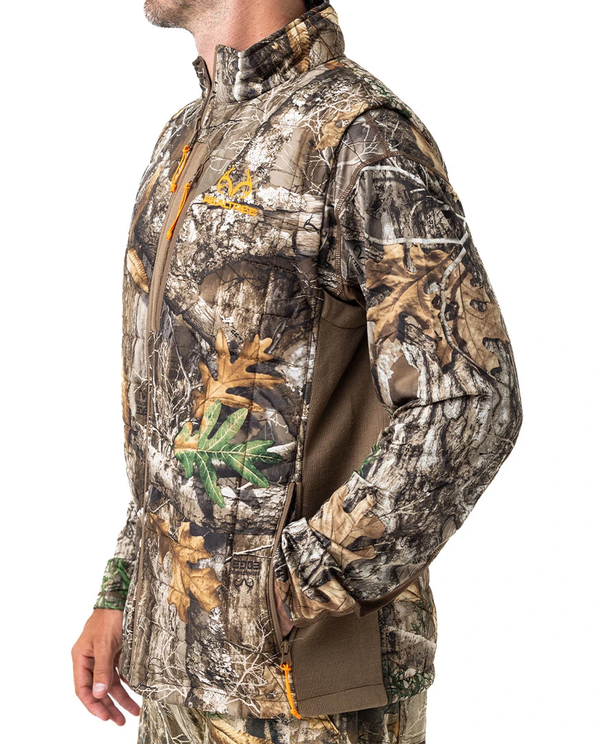 Realtree Men's Camo Pro Staff Reversible Hybrid Puffer Vest Realtree Men's Camo Pro Staff Reversible Hybrid Puffer Vest -Realtree RO530 ED SIDE 51225.1684270841