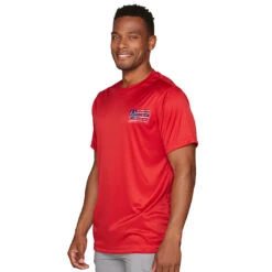 Realtree Men's Plymouth Fishing Short Sleeve Performance Shirt -Realtree RRTTS11192 RED SIDE 79238.1675117022