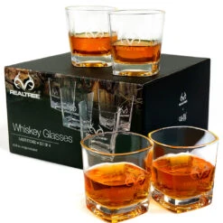 Realtree Whiskey Glasses - Set Of 4