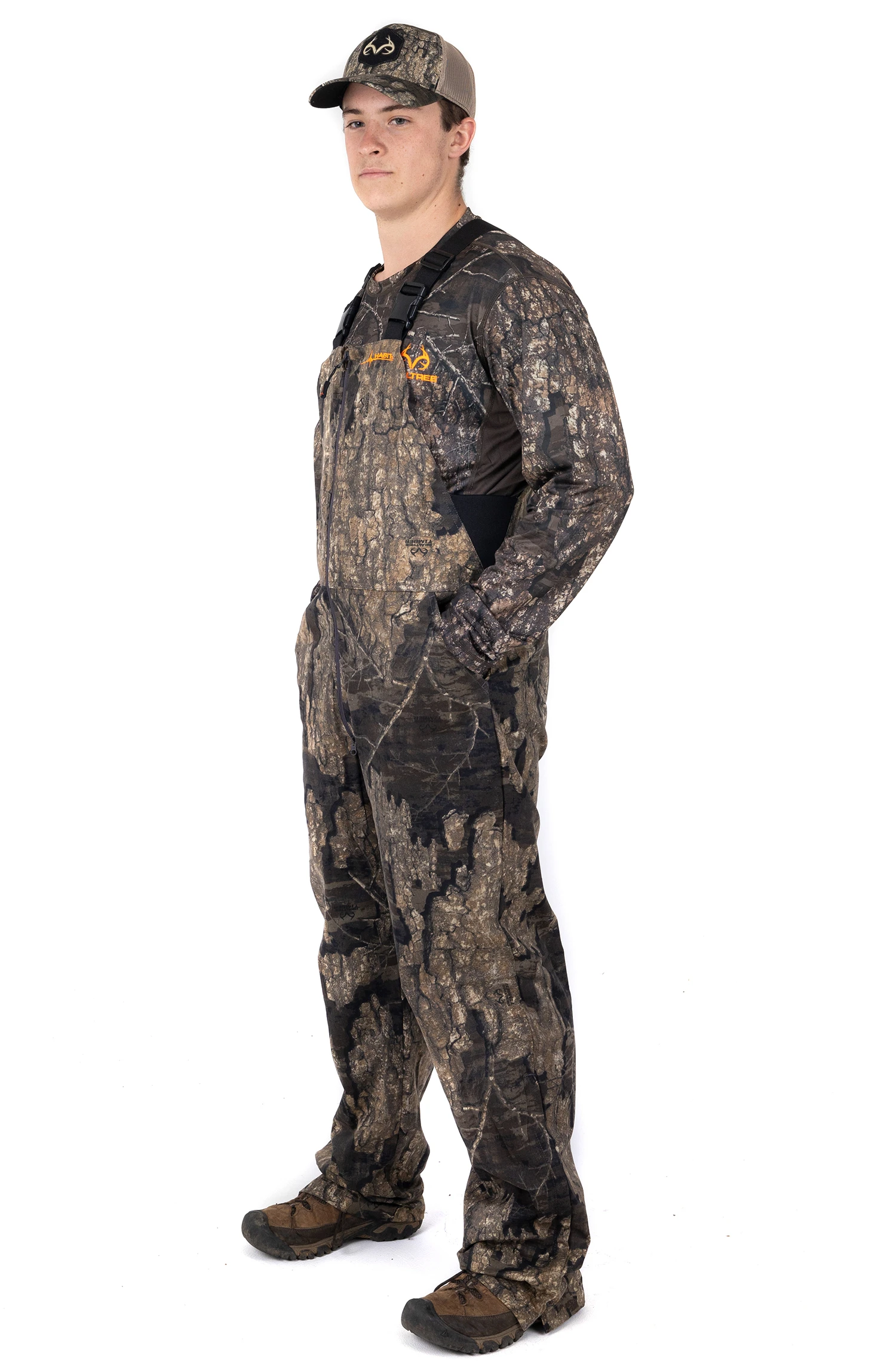 Realtree Men's Camo Lightweight Cotton Bibs | Timber Realtree Men's Camo Lightweight Cotton Bibs | Timber -Realtree RWP 9586 2 80703.1660572316