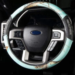 Realtree Mint 2-Grip Steering Wheel Cover | Xtra Colors -Realtree Realtree Mint Steering Wheel Cover image 84300.1628888569