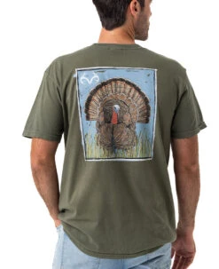 Realtree Comfort Colors Turkey Men's Green Shirt