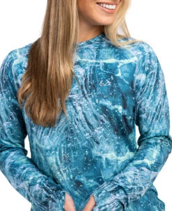 Realtree Fishing Long Sleeve Performance Women's Green Raglan Shirt | COV3 2 Realtree Fishing Long Sleeve Performance Women's Green Raglan Shirt | COV3 -Realtree W106 CG LOGO.JPG 50926.1692709791