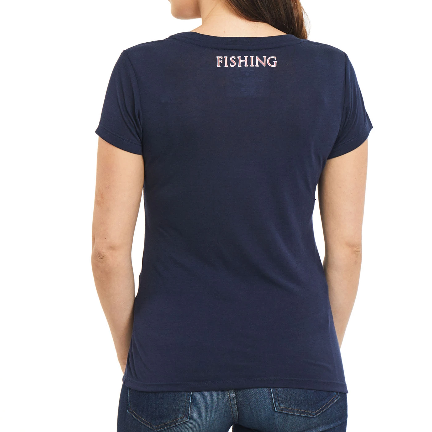 Realtree Women's Dual Blend V-neck Shirt Realtree Women's Dual Blend V-neck Shirt -Realtree Womens Dual Blend V neck Shirt Navy back 99520.1682541539