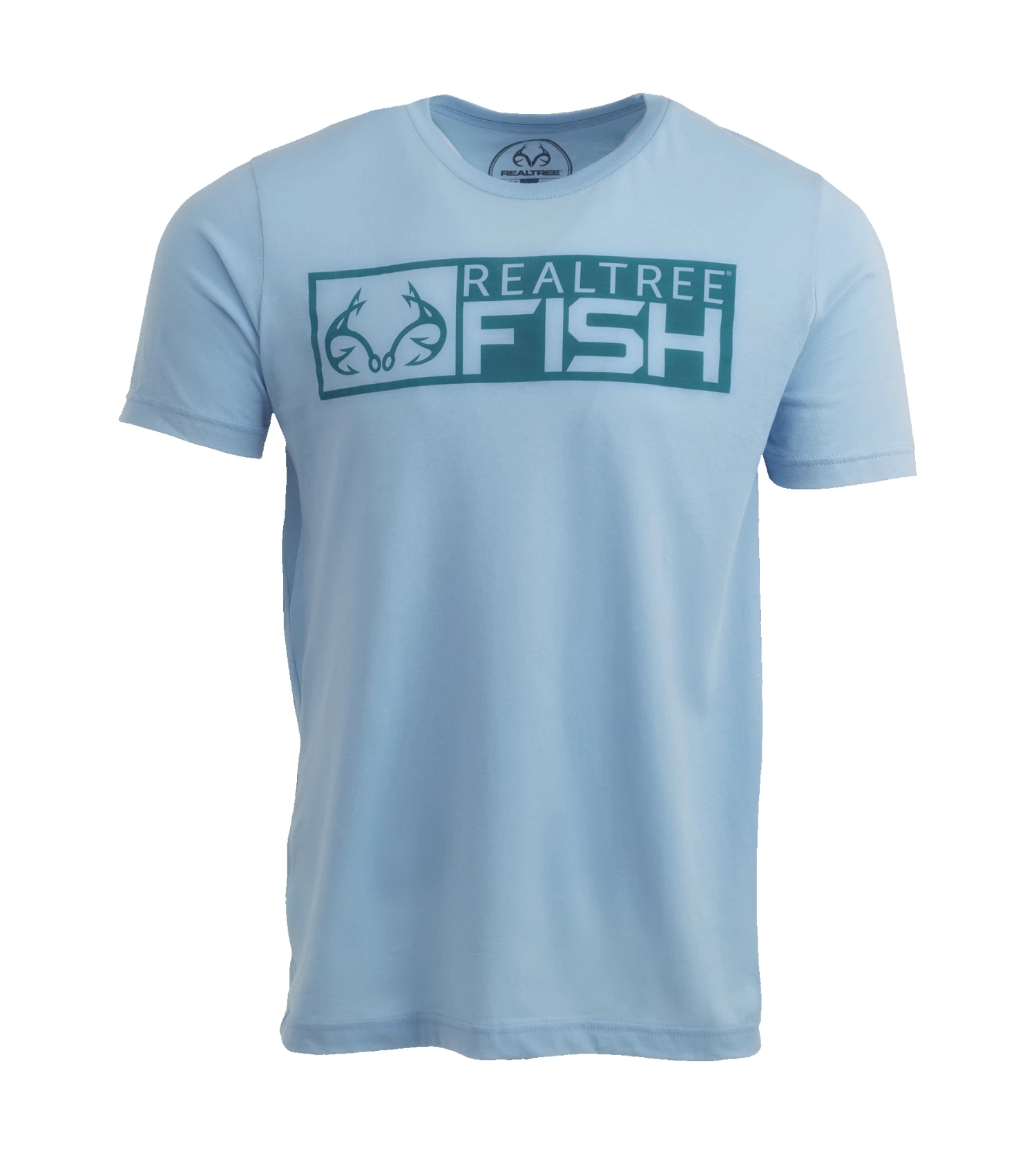 Realtree Men's Fish Short Sleeve Logo Shirt Realtree Men's Fish Short Sleeve Logo Shirt -Realtree blue shirt 63582.1647009308