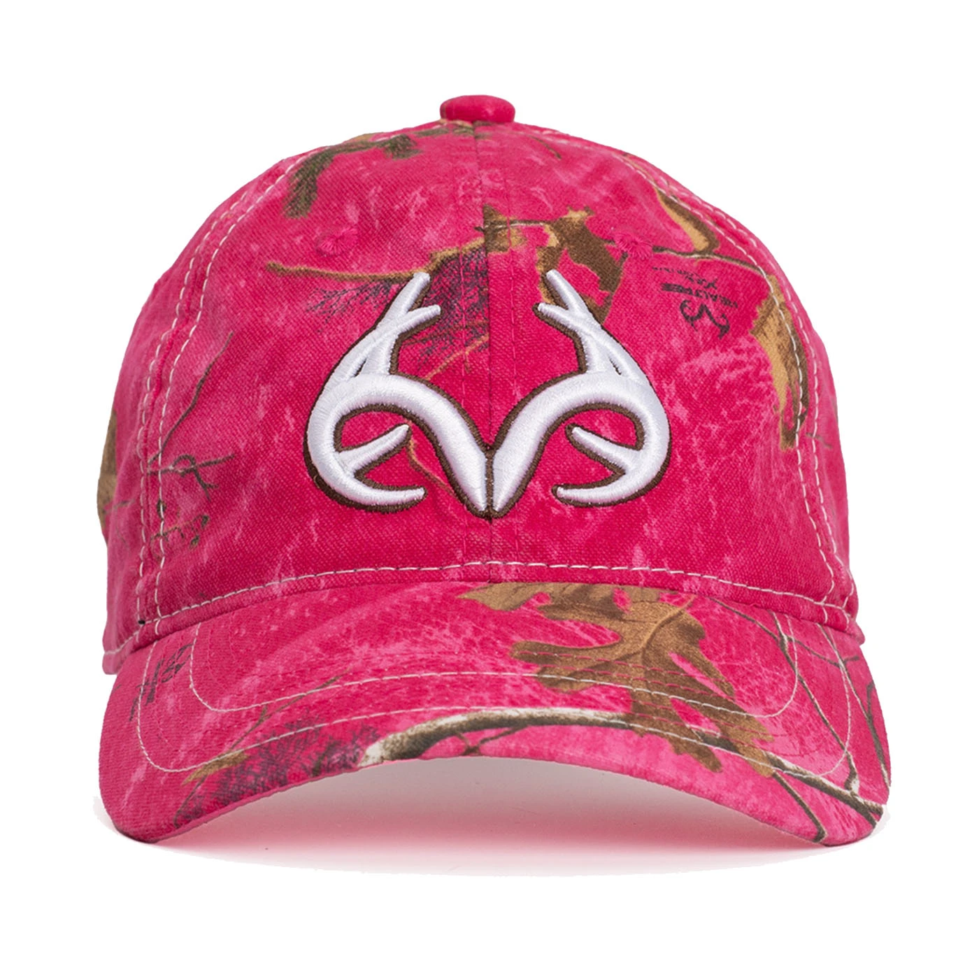 Realtree Women's Colors Camo Antler Logo Hat | Xtra Realtree Women's Colors Camo Antler Logo Hat | Xtra -Realtree hp front 78463.1631048754