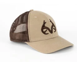 Realtree Men's Antler Logo Hat 3 Realtree Men's Antler Logo Hat -Realtree logo brown 64346.1663853489