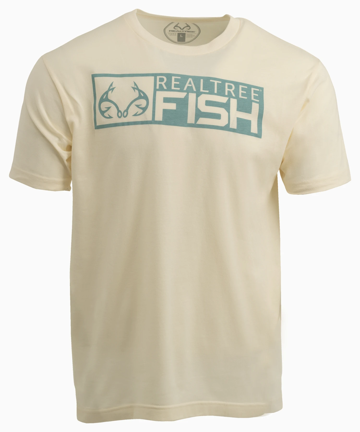 Realtree Men's Fish Short Sleeve Logo Shirt Realtree Men's Fish Short Sleeve Logo Shirt -Realtree tan shirt 29915.1646929664