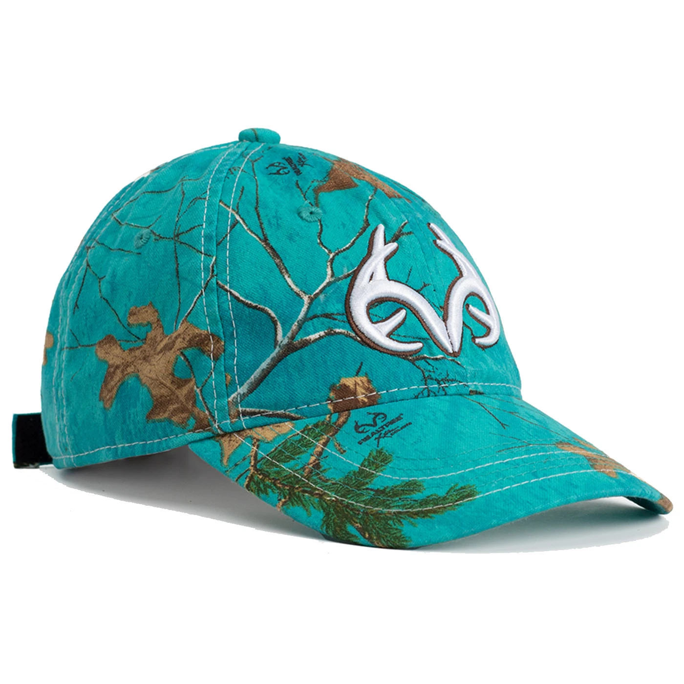 Realtree Women's Colors Camo Antler Logo Hat | Xtra Realtree Women's Colors Camo Antler Logo Hat | Xtra -Realtree tl side 48200.1670276934