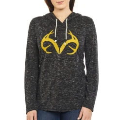 Realtree -Realtree womens side slit hooded shirt image 91473.1560807017